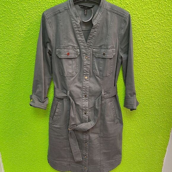 Women's Gray Utility Jacket - Picture 1 of 2